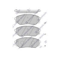 Колодки тормозные перед KIA SORENTO 15- SANGSIN BRAKE