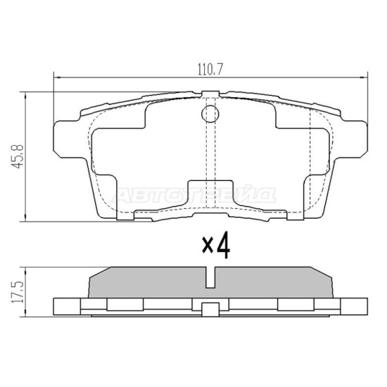 Колодки тормозные зад MAZDA CX7/9 06-13 MPV 06- SAT