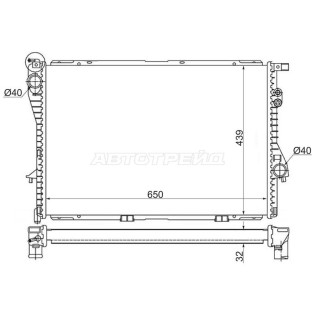 Радиатор BMW 5-Series 95-04 / 7-Series 94-01 SAT