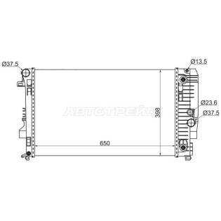 Радиатор Mercedes-Benz Viano 03-14 / Vito 03-14 SAT
