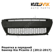 Решетка в передний бампер Kia Picanto 2 (2012-2017) KUZOVIK