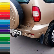 Бампер задний в цвет кузова Нива Шевроле (2002-2009) полноокрашенный